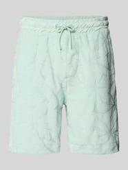 regular fit sweatshorts van katoenmix model 'SE_FLOWER' van BOSS Orange - 29