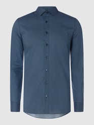 Super Slim Fit Business-Hemd mit Stretch-Anteil  von OLYMP No. Six Blau - 10