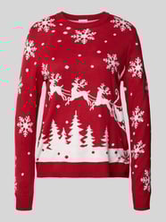 Strickpullover mit Rundhalsausschnitt Modell 'SNOWI' von Vila - 43