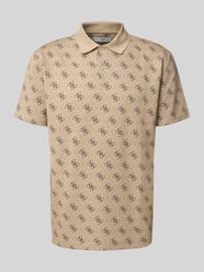 koszulka polo o kroju regular fit ze wzorem z logo od GUESS - 28