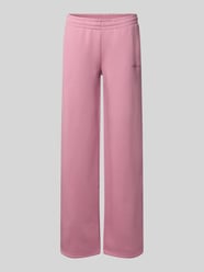 Straight Fit Sweatpants aus Baumwoll-Mix mit Label-Detail von REVIEW Pink - 47