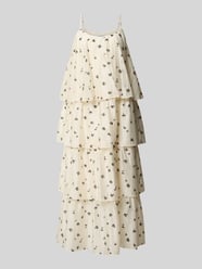 Midikleid im Stufen-Look mit Spaghettiträgern von Jake*s Studio Woman - 42
