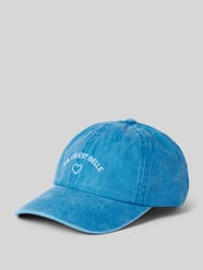 Basecap mit Label-Stitching von Pieces Blau - 35