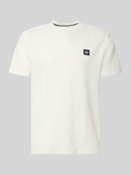 T-Shirt mit Label-Patch und Rundhalsausschnitt von LERROS - 10