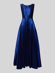 Abendkleid mit Rundhalsausschnitt von TROYDEN COLLECTION Blau - 10