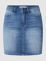 Jeansrok met stretch, model 'Twiggy' van ICHI Blauw / turquoise - 8