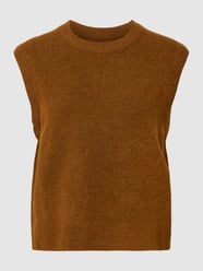 Pullunder mit Rundhalsausschnitt von Marc O'Polo Denim Braun - 25