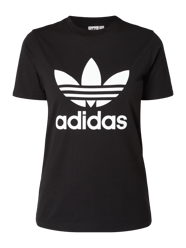 T-shirt met logoprint  van adidas Originals Grijs / zwart - 13