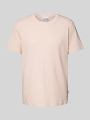 T-Shirt mit geripptem Rundhalsausschnitt Modell 'MAARKOS' von Armedangels Pink - 17