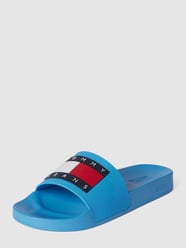 Slippers met labeldetails van Tommy Jeans Blauw / turquoise - 45