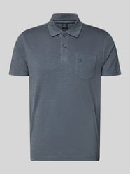 Koszulka polo o kroju regular fit z brustaszą od LERROS - 48