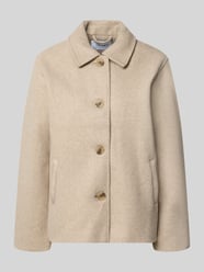 Relaxed Fit Kurzmantel mit Umlegekragen Modell 'Claudia' von VILA Beige - 8