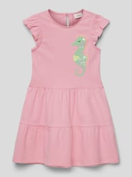 Kleid mit Motiv-Print von s.Oliver RED LABEL Rosa - 18