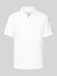 Slim fit poloshirt met V-hals, model 'JEREMY - TERRY' van MC2 Saint Barth - 42