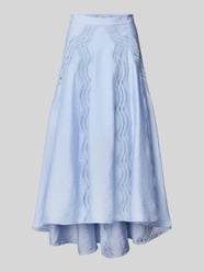 regular fit midirok met gaatjesmotief model 'Cole' van Cph Muse - 6