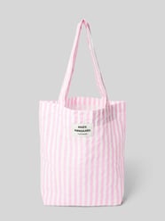 Handtasche mit Label-Patch Modell 'Sacky Atoma Bag' von MADS NØRGAARD Pink - 23