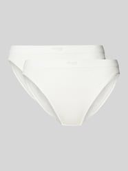 Slip mit Label-Print im 2er-Pack Modell 'Ease' von Sloggi Beige - 46