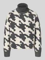 Golf o kroju regular fit ze wzorem na całej powierzchni model ‘HURLEY’ od VERO MODA - 10