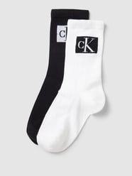 Socken mit Label-Details im 2er-Pack von Calvin Klein Jeans Schwarz - 29
