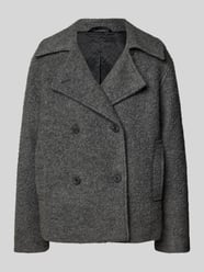 Regular Fit Wolljacke mit doppelreihiger Knopfleiste Modell 'ALMA' von Selected Femme - 31