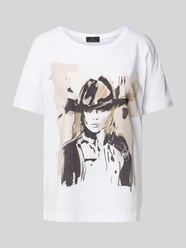 T-Shirt mit Motiv-Print von monari - 14