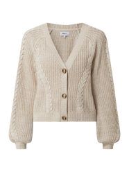 Cardigan aus Baumwollmischung Modell 'Rosie' von Only Beige - 3