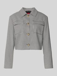 Boxy Fit Kurzblazer mit Vichy-Muster Modell 'ALERO-2' von HUGO - 11