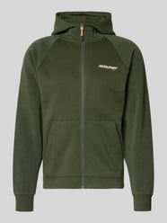 Regular Fit Sweatjacke mit Logo-Print Modell 'Thatcher' von JACK & JONES - 31
