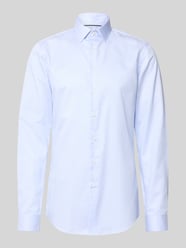 Extralanges Slim Fit Business-Hemd mit Kentkragen von Jake*s - 32