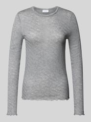 Slim fit shirt met lange mouwen van katoenmix model 'OKTOBER' van COMMA - 9