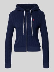 Kardigan rozpinany o kroju regular fit z zamkiem błyskawicznym od Polo Ralph Lauren - 41