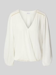 Blouse met lange mouwen en V-hals van ZABAIONE - 19