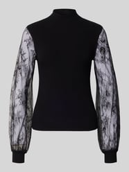 Pullover aus Viskose-Mix mit Ärmeln aus Spitze von Oui - 1