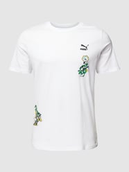 T-Shirt mit Label-Print Modell 'CLASSICS' von PUMA PERFORMANCE Weiß - 27