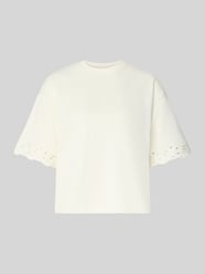 Pudełkowy krój t-shirt z mieszanki bawełny model 'CHILLI SUMMER' od PIECES - 6