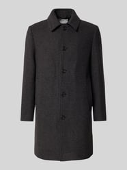 Regular fit lange jas van wolmix, model 'ARCHIVE' van SELECTED HOMME - 15