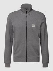 Bluza rozpinana z naszywką z logo model ‘Zestart’ od BOSS Orange Szary - 18