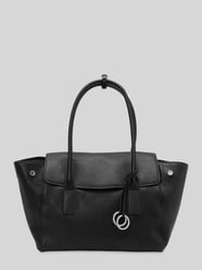 torba shopper ze skóry bydlęcej z detalami z metalu od Marc O'Polo - 4