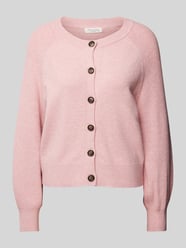 Strickjacke mit Knopfleiste von Christian Berg Woman Rosa - 39