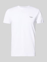 t-shirt o kroju slim fit z mieszanki bawełny model 'ORIGINAL BASIC 3' od Pepe Jeans - 20