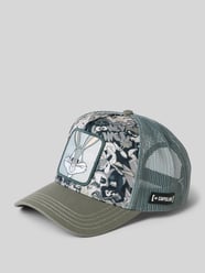 Trucker Cap mit Motiv-Patch Modell 'LOONEY' von Capslab Grau - 36