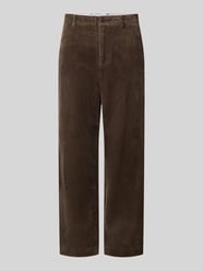 High Waist Cordhose mit Bundfalte Luke von Selected - 3