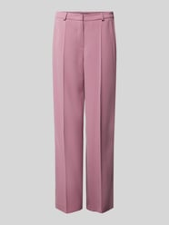 Straight Leg Stoffhose mit Bügelfalten von Swing Pink - 33