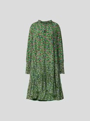 Knielanges Kleid mit Allover-Muster von an an londree Grün - 2