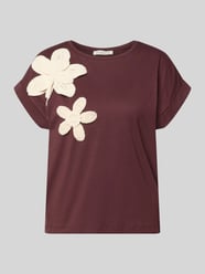 T-Shirt mit Applikationen und Rundhalsausschnitt von Christian Berg Woman - 29