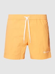 Badehose mit Label-Detail von CHAMPION Orange - 1