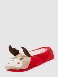 Huisschoenen met voering van teddybont van CAPELLI NEW YORK Rood - 18
