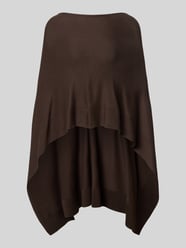 poncho in relaxed fit van viscosemix in tricotlook van COMMA - 8