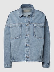 Jeansjacke im Used-Look von REVIEW Blau / Türkis - 7