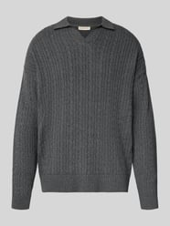 Oversized Strickpullover mit Zopfmuster Modell 'JARED' von Redefined Rebel - 42